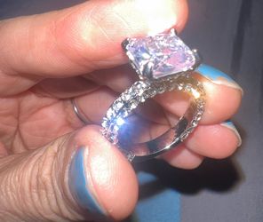 Princess Cut Engagement Style Ring 💎💍  Prices 50.00