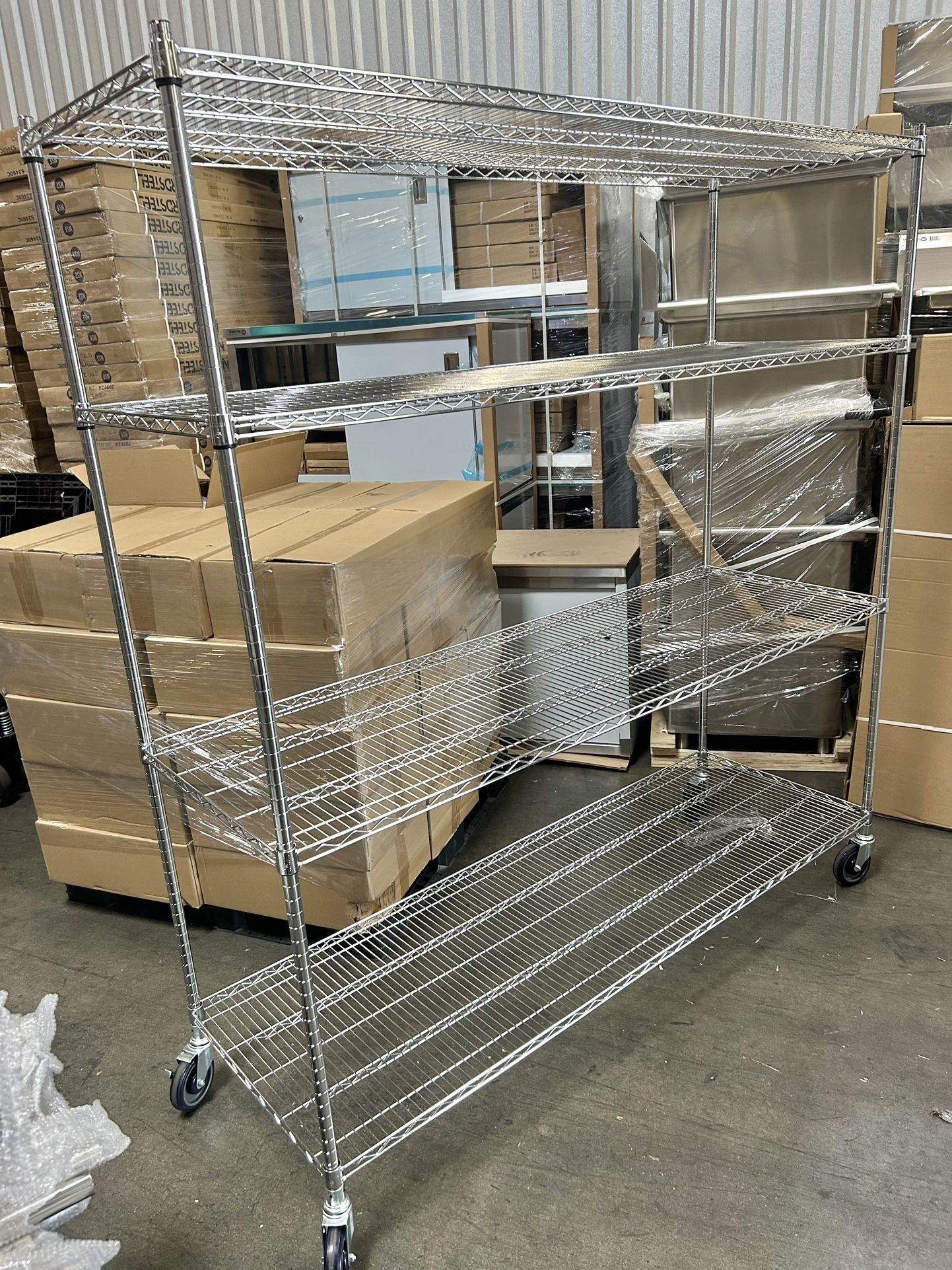 Brand New Industrial Grade Wire Shelves NSF HEAVY DUTY