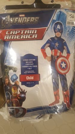 Captain America kid small 4-6