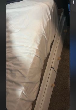 Twin frame and mattress