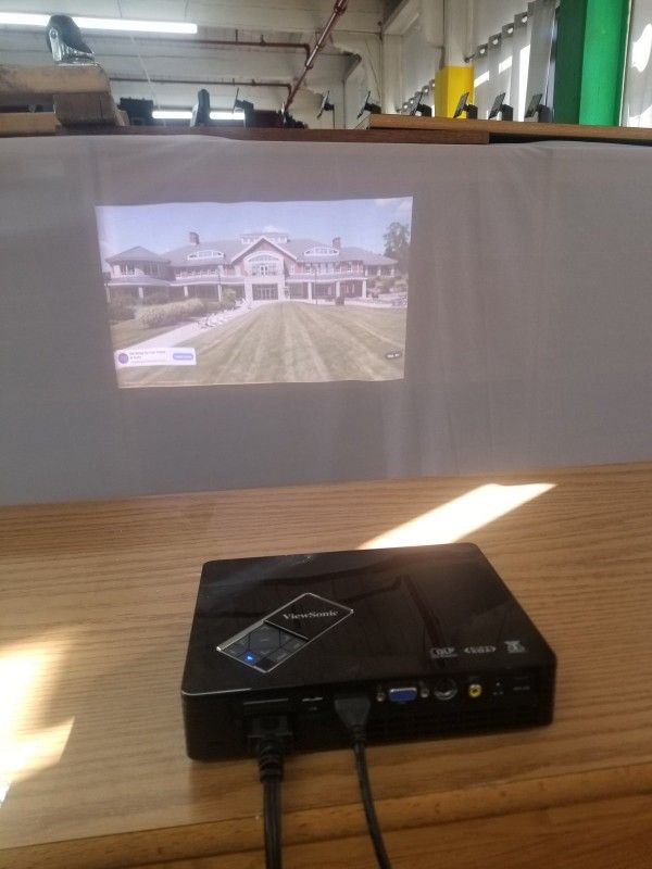 VIEWSONIC PLED-W500 PROJECTOR WITH HDMI (SHOP26)