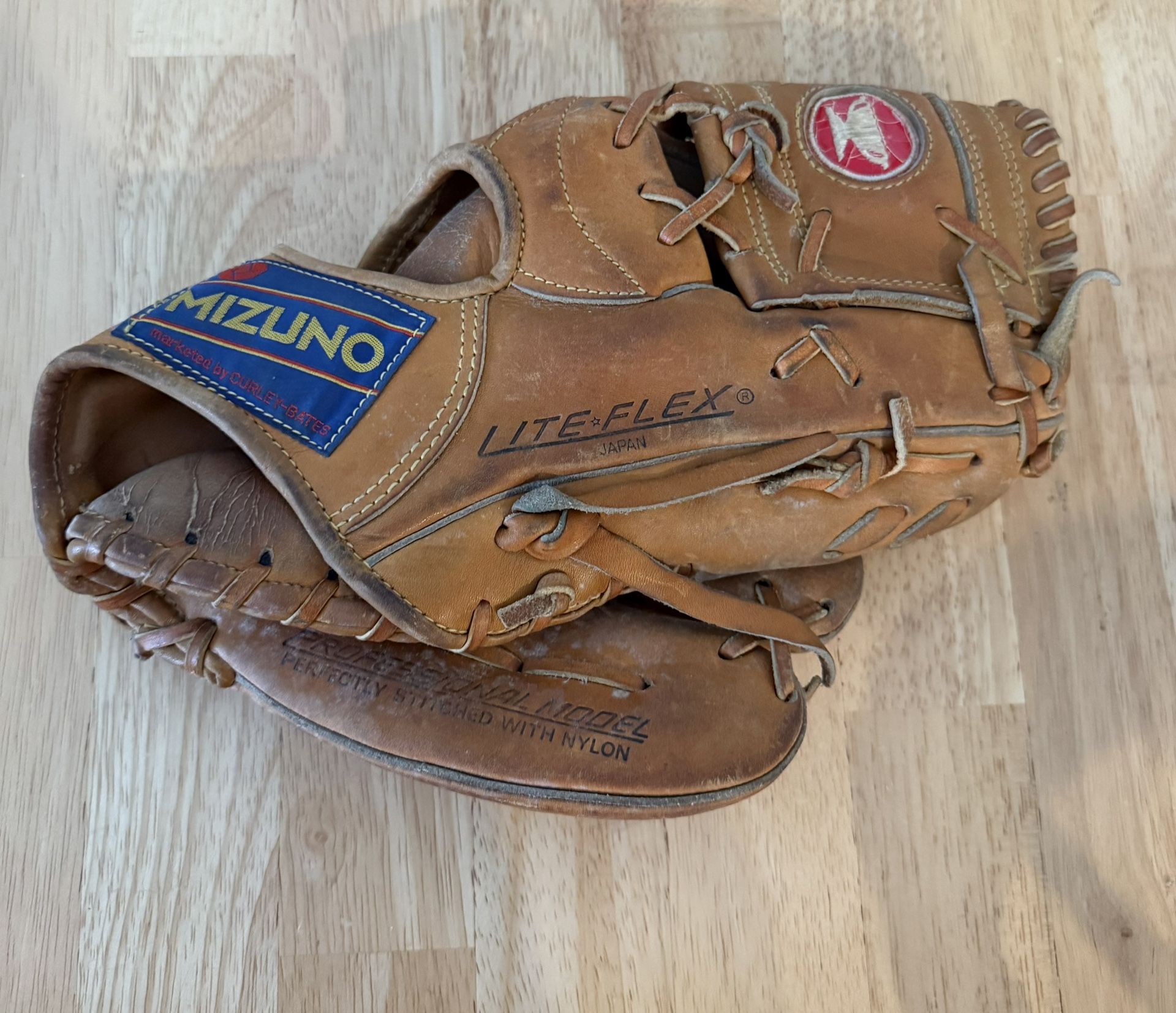 Vintage Japan Mizuno Pro Max Flex GIC-4 World Win Super Flex Palm Glove- XL