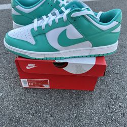 Nike Dunk Low Jade Blue Size 13 Men’s Brand New 