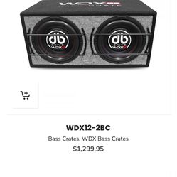 DB Drive WDX Bass Crate 