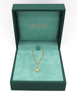 Unspoken Jared 14K Yellow Gold 1/3 CTW Natural Diamond Y Necklace 18" 3.6g