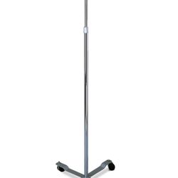 I.V Pole With 2 hooks and 4 casters