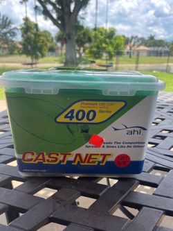 Ahi 400 Series Cast Net – 10 ft, 5/8” Mesh