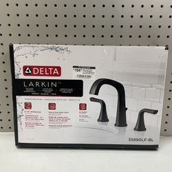 Delta Larkin Two Handle Widespread Bathroom Faucet 