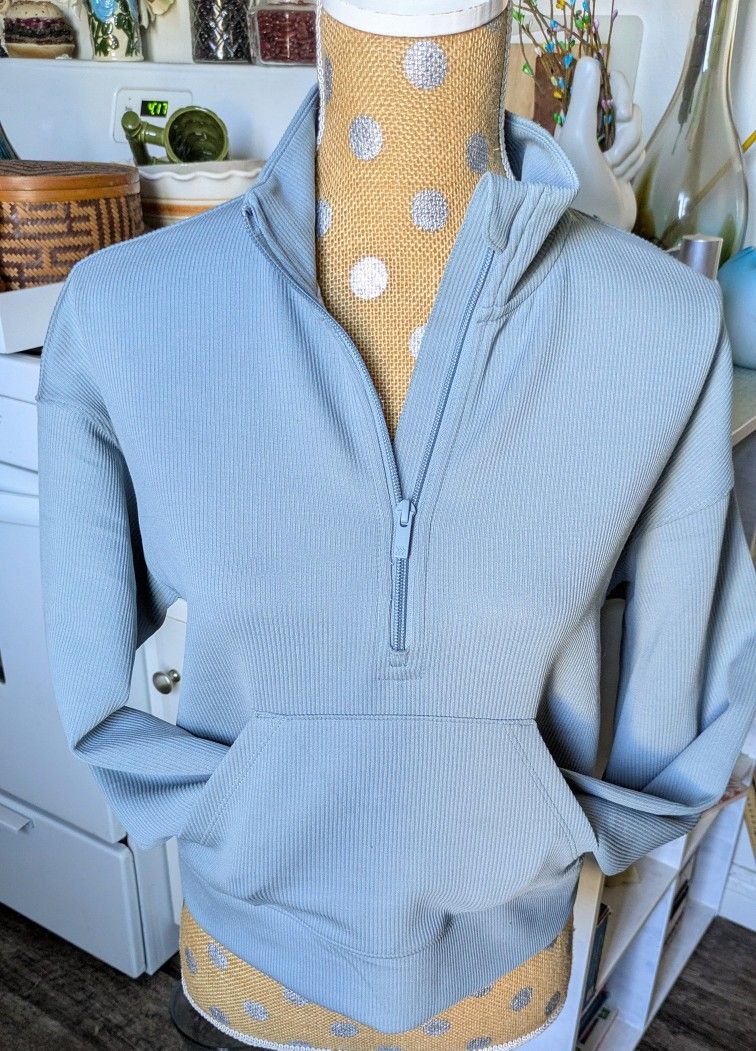 Women's Active Comfort 1/2 Zip Pullover Fleece Sweatshirt - All In Motion XS new without tags