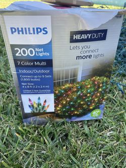Christmas lights- Color Net Size 4x8 (200 Lights) 