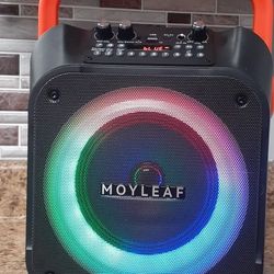 LIKE NEW CONDITION KARAOKE MACHINE WITH WIRELESS MICS 15 WATTS OF POWER CLICK ON PICTURE YOU WILL GET FULL PICTURE SIZE READ BELOW 