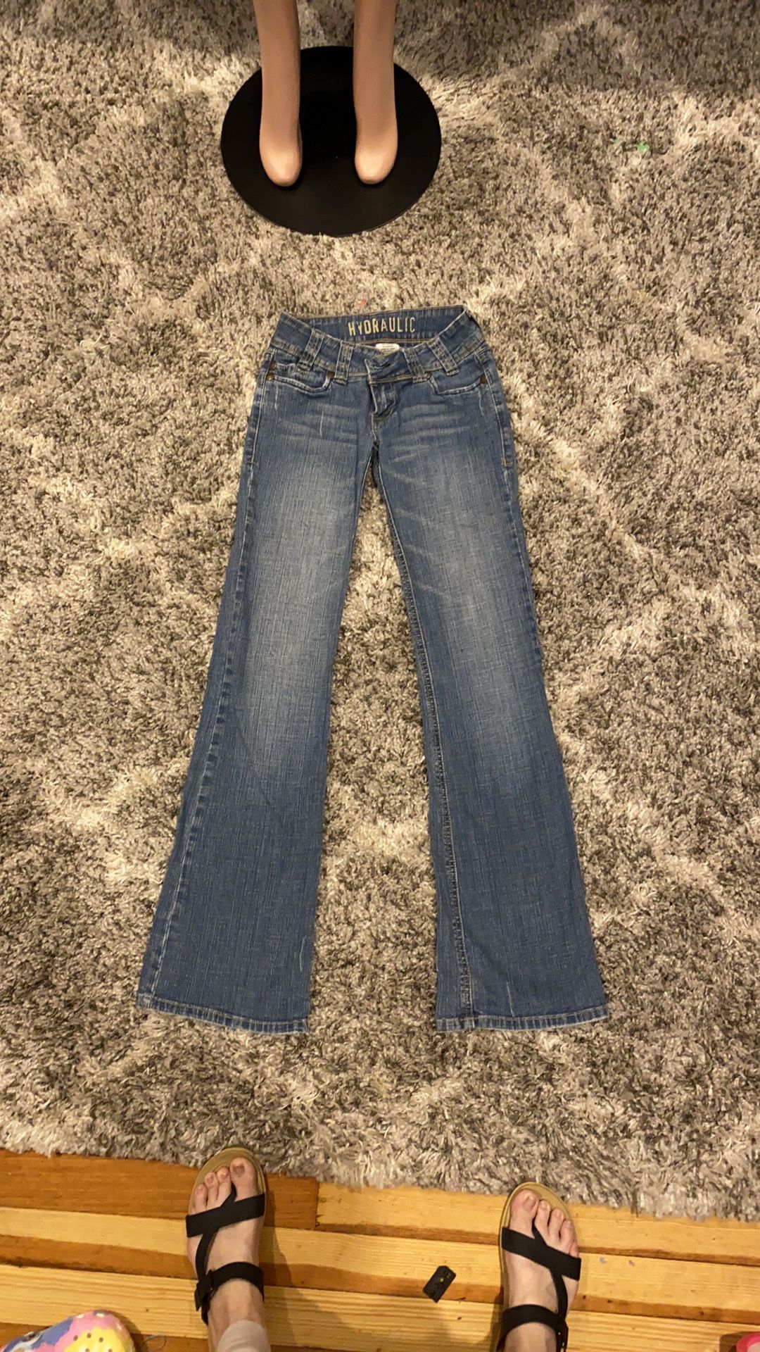 Hydraulic Y2k 90’s Vintage Low Rise Flare Jeans