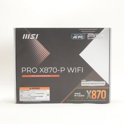 MSi PRO X870-P WIFI AM5 ATX AMD DDR5 Motherboard