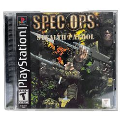 Spec Ops: Stealth Patrol Sony PlayStation 1 PS1 2000 Tested And Working