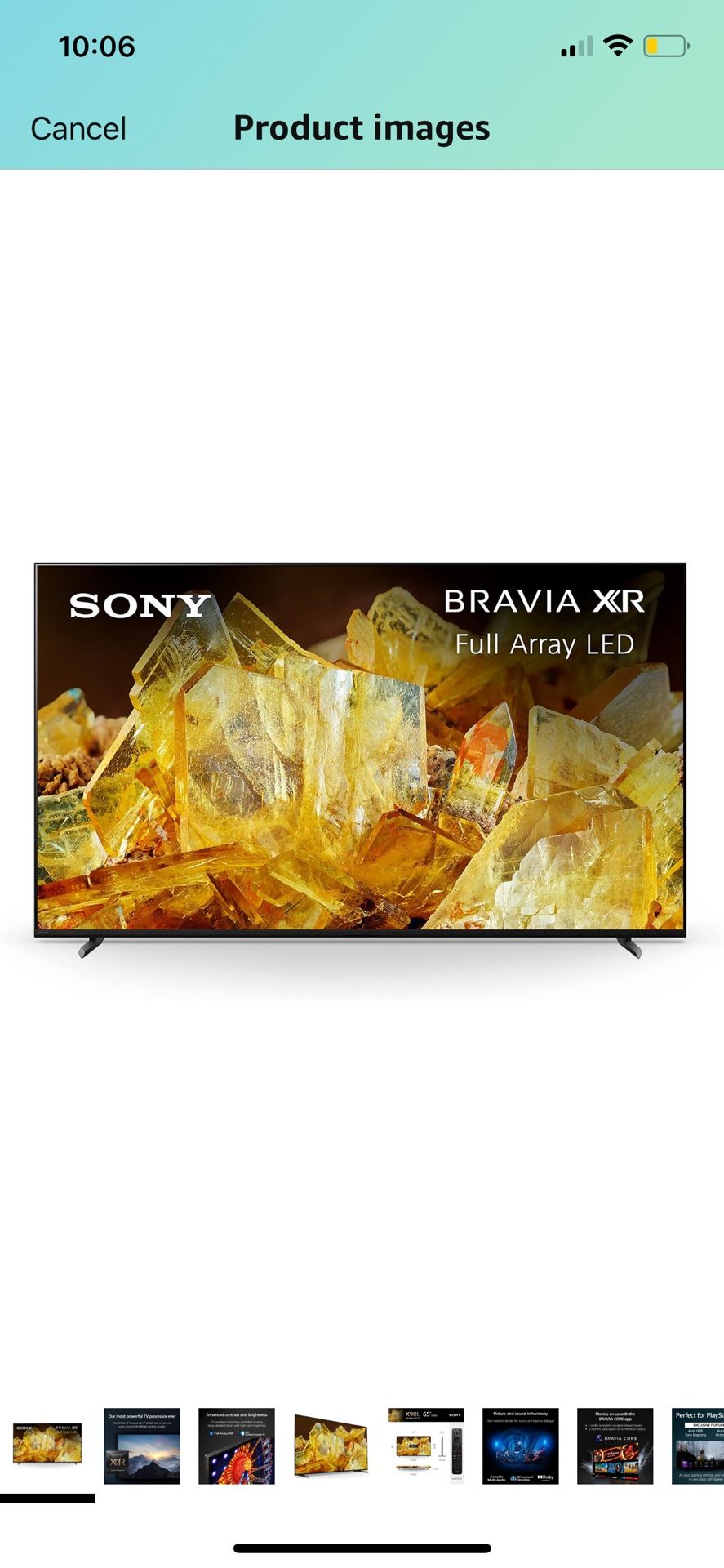 Sony BRAVIA XR X90L Series XR65X90L 65 Inch 4K Ultra HD