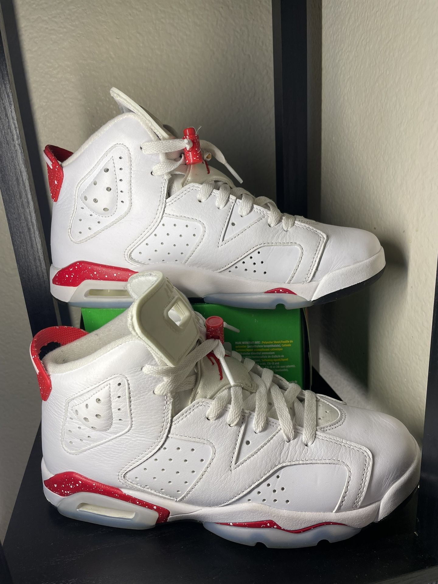 Air Jordan 6 Retro Red Oreo Sz 7y