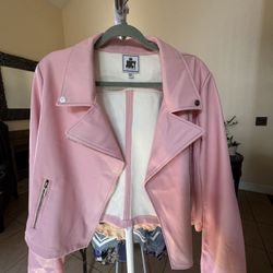 XXL Juicy Faux Leather Motorcycle Jacket