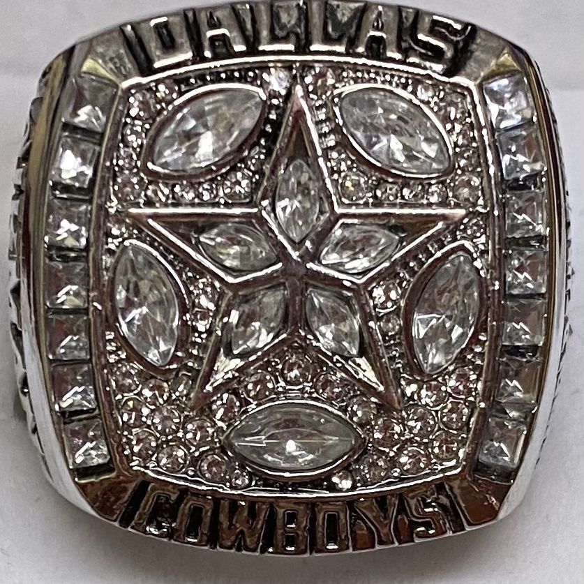 1995 Dallas Cowboys Super Bowl Champions Troy Aikman custom fans