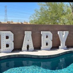 Baby Marquee Letters 