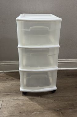 3-Drawer Plastic Storage π΅ Cajonera de Plastico de 3 Cajones