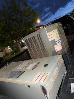 Used Trane 2 Ton complete system pair 410a