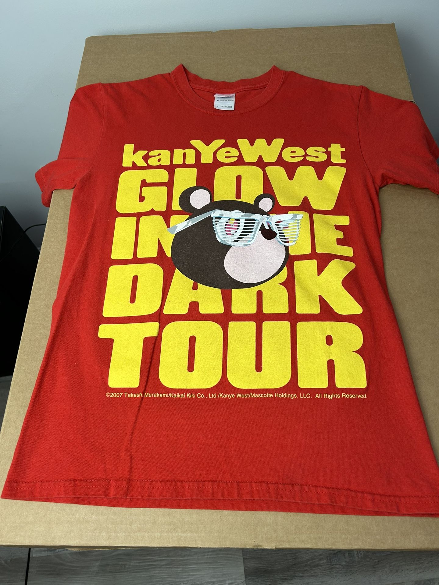Kanye West Glow In The Dark Tour Tee Size Men’s S