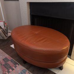 Orange Ottoman 