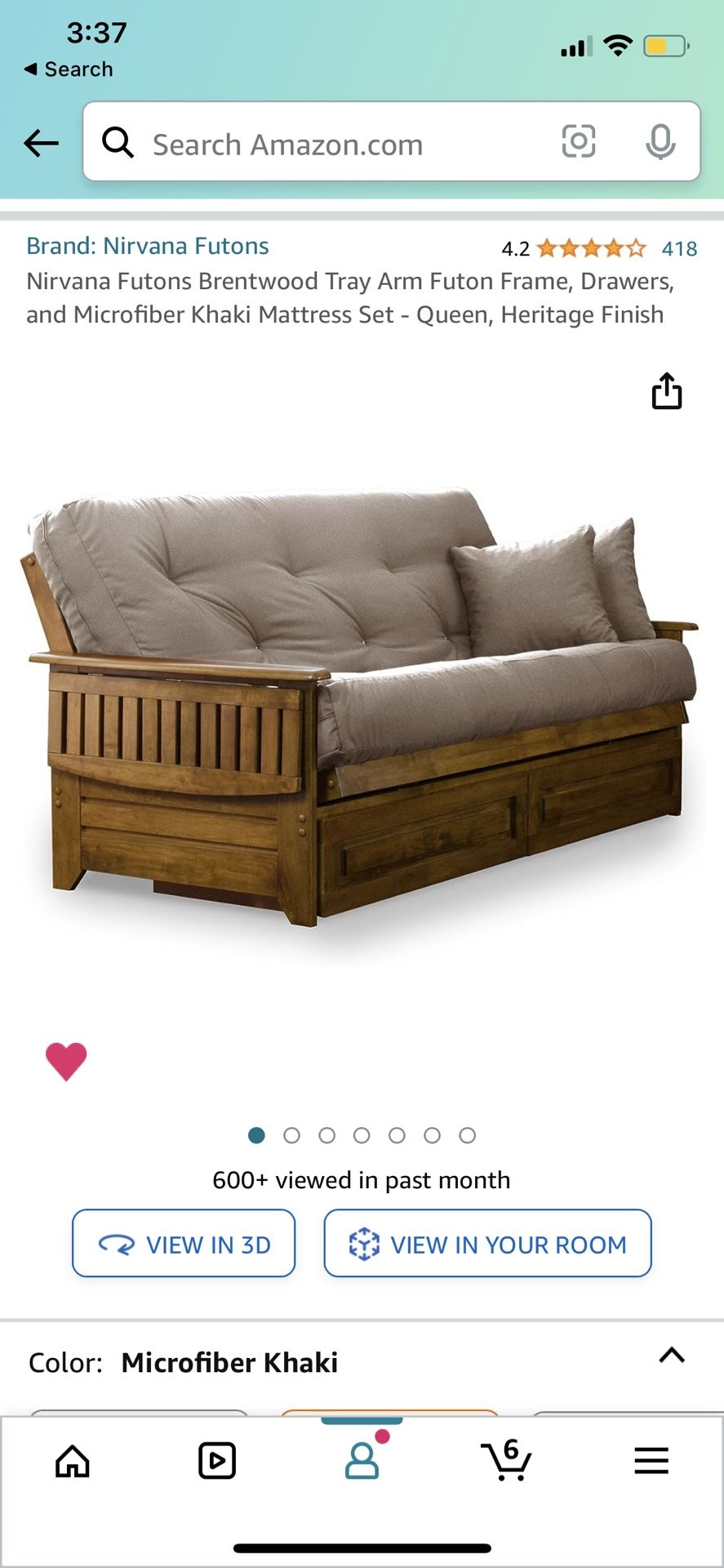 Barely Used Futon Frame