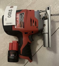 Or Best Offer - Milwaukee M12 Jigsaw And Battery