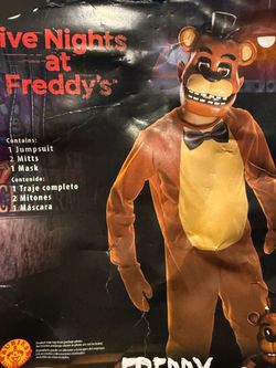 FIVE NIGHTS AT FREDDY'S COSTUME FREDDY COSTUME CHILD NEW