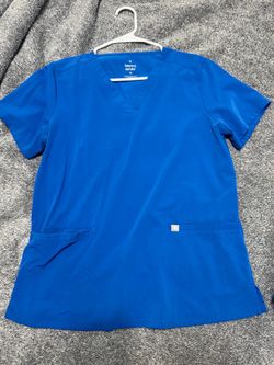 Royal blue scrubs