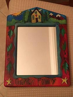 Seldom Seen hand painted mirror