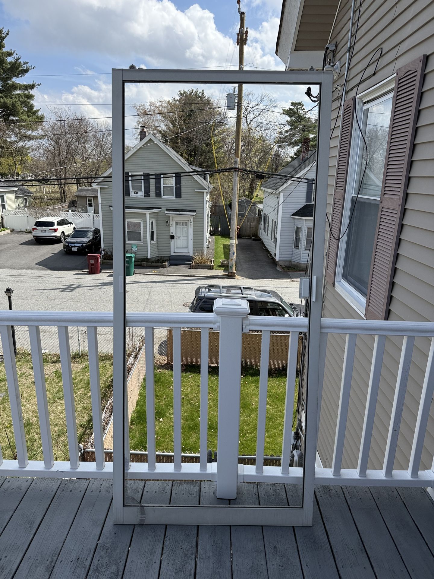 Screen door frame