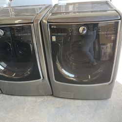 LG washer and electric dryer front load