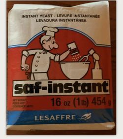 Saf-Instant Like Fleischmann’s Instant Yeast a bag $9.99+1.99 Offerup fee