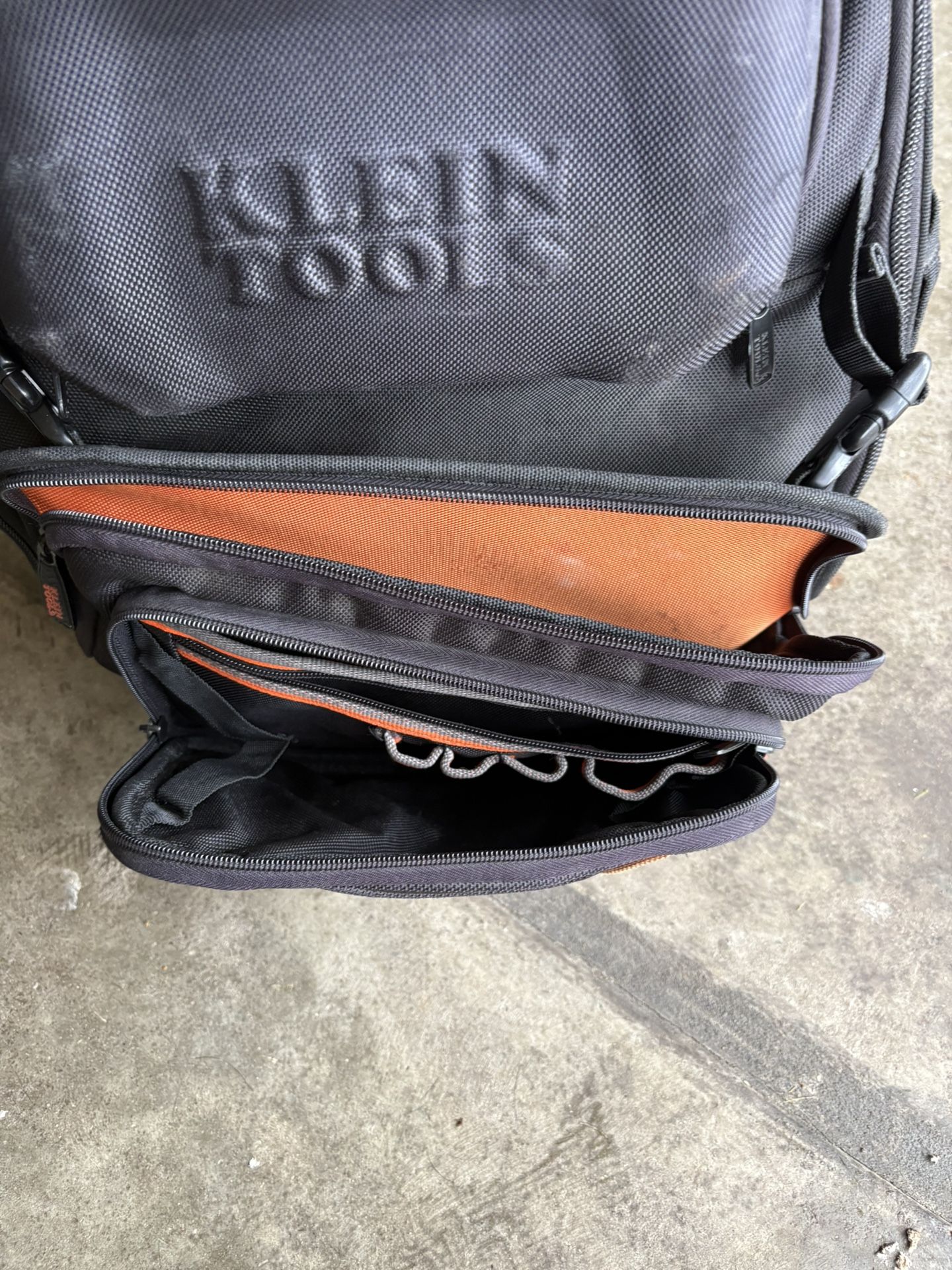 Klein hard shell backpack