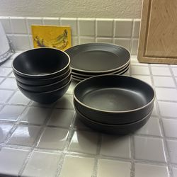 Soho Loft Plate & Bowl Set 