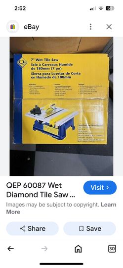 Tile Cutter Qep