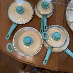 assorted pots and pans 