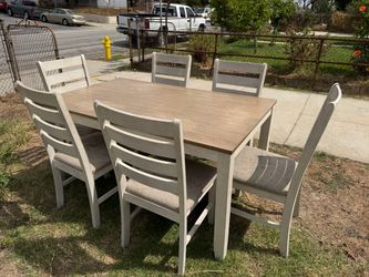 Dining Table Set with 6 Chairs