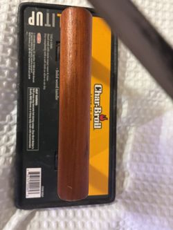 Char broil cast iron grill press