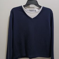 Hasting & Smith - Blue Shirt Petite Medium - Good Condition