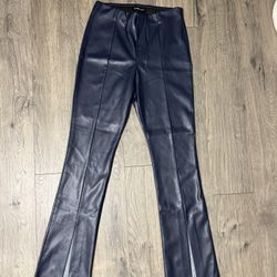 Fifteen Twenty Blue Leather Pant
