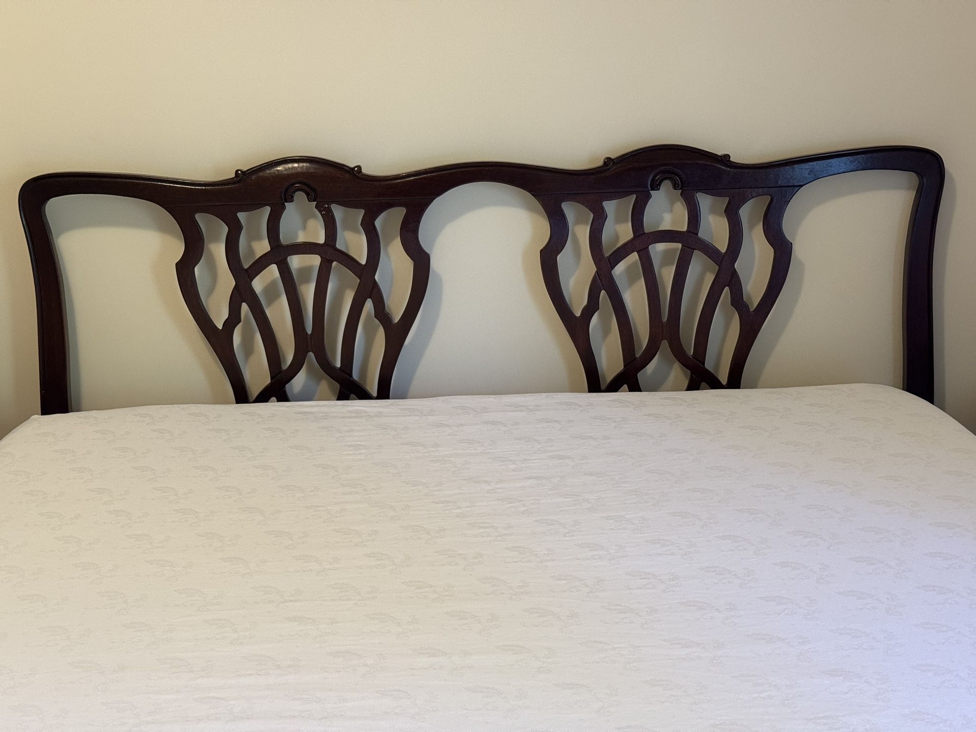 High End Queen Headboard And Mattress