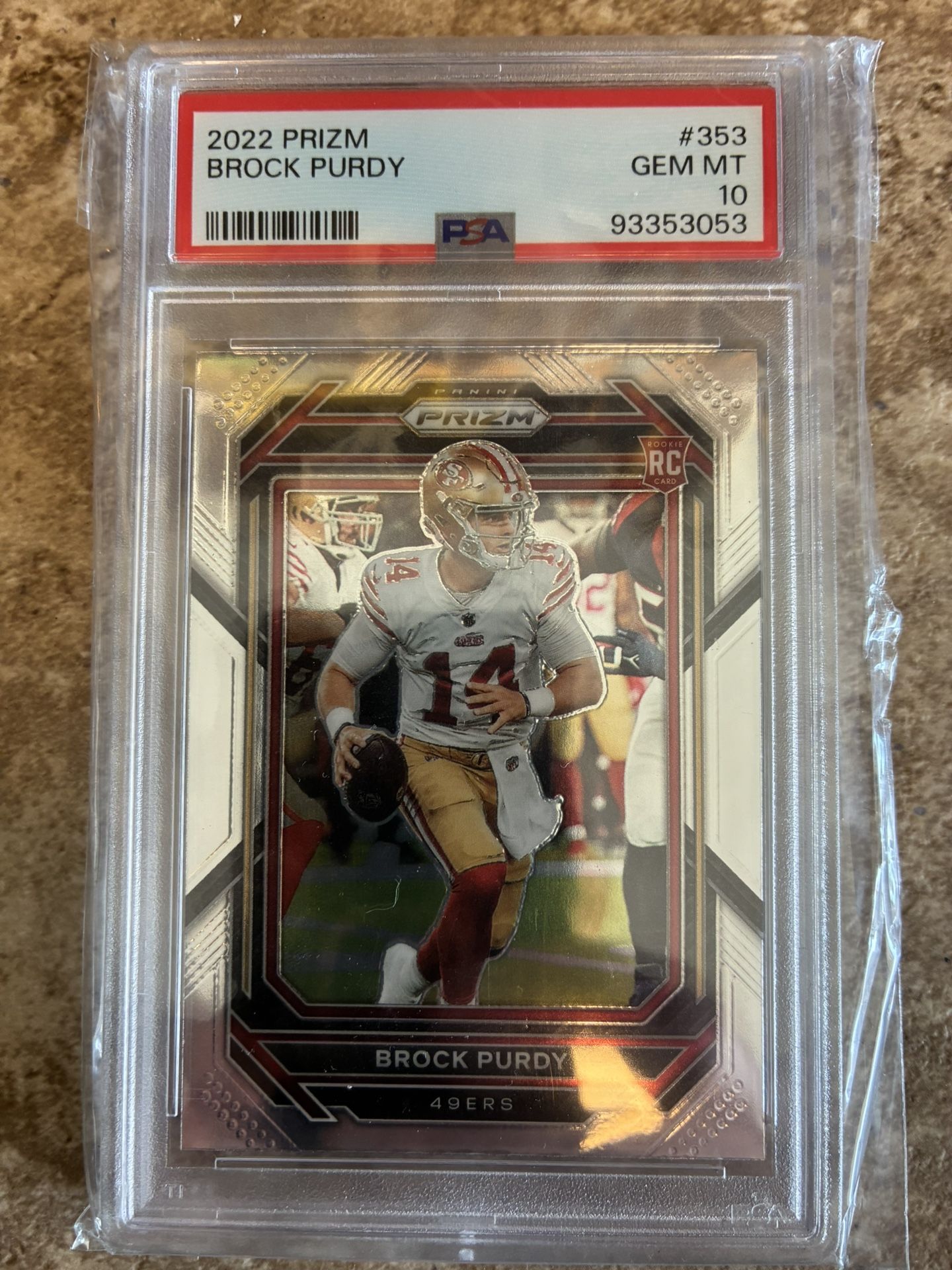 2022 Panini Prizm Brock Purdy RC Gem Mint 10