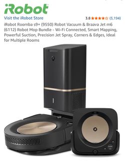 iRobot Roomba s9+ and Braava Jet m6 Bundle **NEW**
