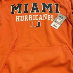 **Brand New** Miami Hurricanes Sweater