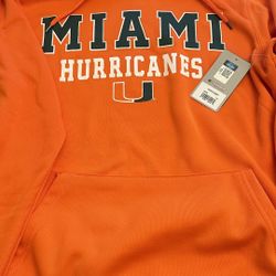 **Brand New** Miami Hurricanes Sweater