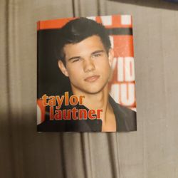 Hard Cover Book On Taylor Lautner