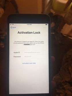 iPhone for parts pick up only